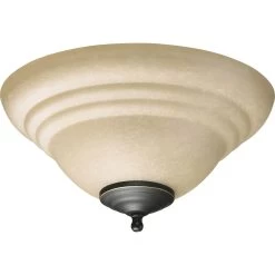 Fort Worth LED Toasted Sienna And Old World Fan Light Kit