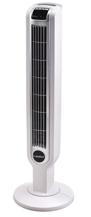 Lasko 36-Inch White 3-Speed Oscillating Tower Fan 2 Lasko 36-Inch White 3-Speed Oscillating Tower Fan - Image 2