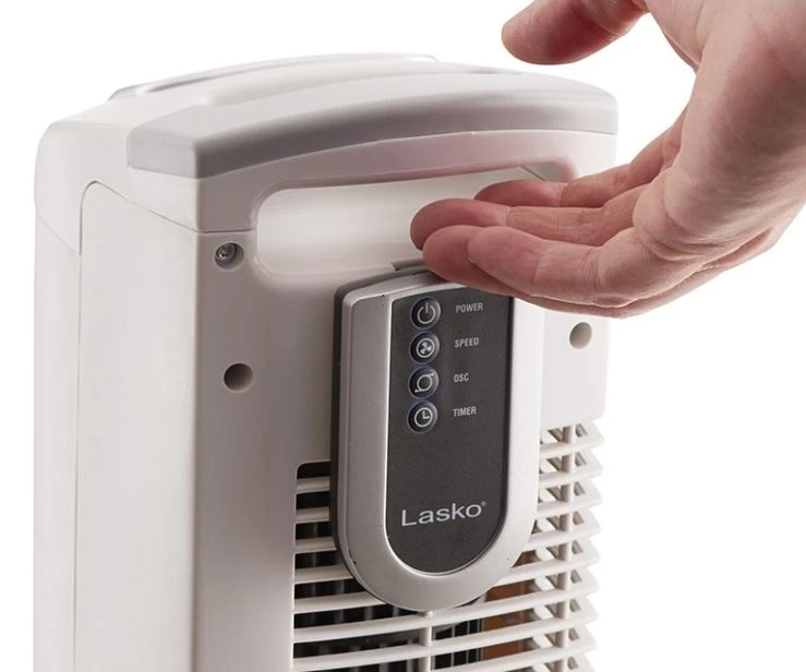 Lasko 36-Inch White 3-Speed Oscillating Tower Fan 3 Lasko 36-Inch White 3-Speed Oscillating Tower Fan - Image 3