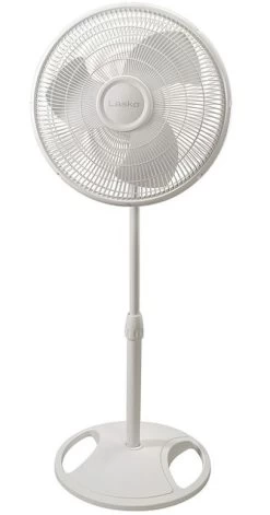 Lasko 16-Inch White 3-Speed Adjustable And Tilt Back Oscillating Pedestal Fan -Electric Fan Promotion Store 2022184 ep 1615308740 0