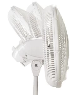 Lasko 16-Inch White 3-Speed Adjustable And Tilt Back Oscillating Pedestal Fan