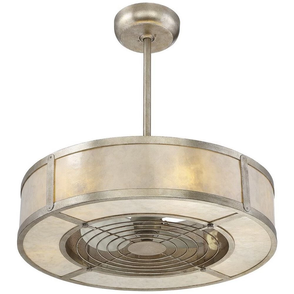 Vireo 14 Inch Silver Dust With Silver Blades Fan D'Lier, Air-Ionizing 3 Vireo 14 Inch Silver Dust With Silver Blades Fan D'Lier, Air-Ionizing - Image 3