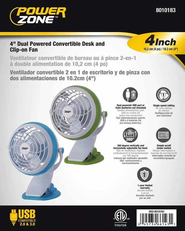 Desk And Clip On Fan 1 Desk And Clip On Fan