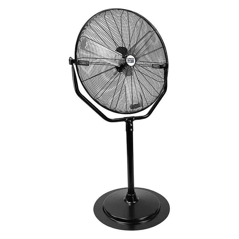 30-Inch Black 3-Speed Tilting Yoke Pedestal Fan 4 30-Inch Black 3-Speed Tilting Yoke Pedestal Fan - Image 4