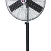 30 In Chrome Pedestal Fan 2.1 Amps 1/3 Hp