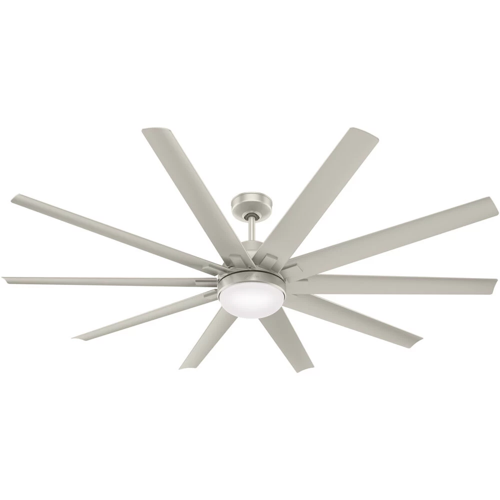 Overton 72 Inch Matte Nickel Outdoor Ceiling Fan 1 Overton 72 Inch Matte Nickel Outdoor Ceiling Fan