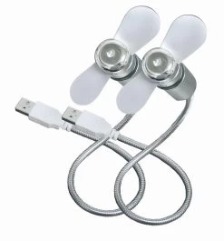 Usb Flexible Gooseneck Fan 2 Pack