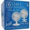 Fan Clip & Desk Combo Pack 6 In