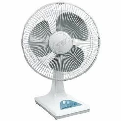 Fan Oscillating Black 12 In