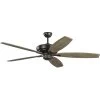 Dover 60 60 Inch Aged Pewter With Light Grey Weathered Oak Blades Ceiling Fan
