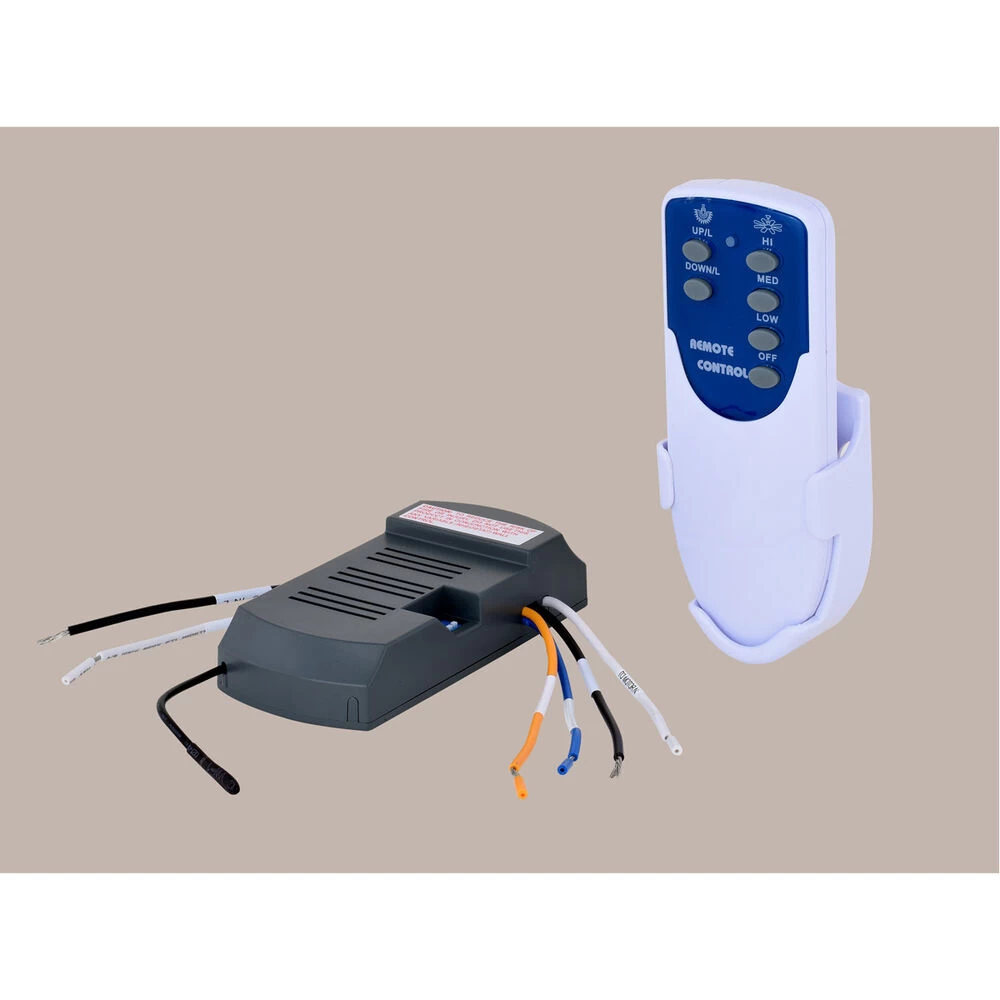 North Avenue White Ceiling Fan Remote Control Kit 1 North Avenue White Ceiling Fan Remote Control Kit