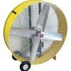 36 In Yellow Belt Driven Drum Fan 5 AMPs 2/3 Hp