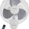 16-Inch Oscillating Wall Fan With Remote