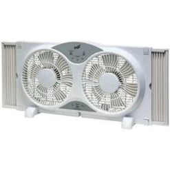 Reversible Deluxe Window Fan W/Remote Control 9 In