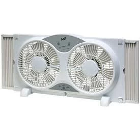 Reversible Deluxe Window Fan W/Remote Control 9 In 1 Reversible Deluxe Window Fan W/Remote Control 9 In