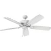 Gladiator 60 Inch Chalk White With Chalk White/Weathered Wood Blades Ceiling Fan