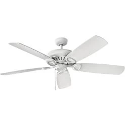 Gladiator 60 Inch Chalk White With Chalk White/Weathered Wood Blades Ceiling Fan