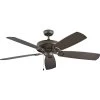 Gladiator 60 Inch Metallic Matte Bronze With Walnut/Metallic Matte Bronze Blades Ceiling Fan