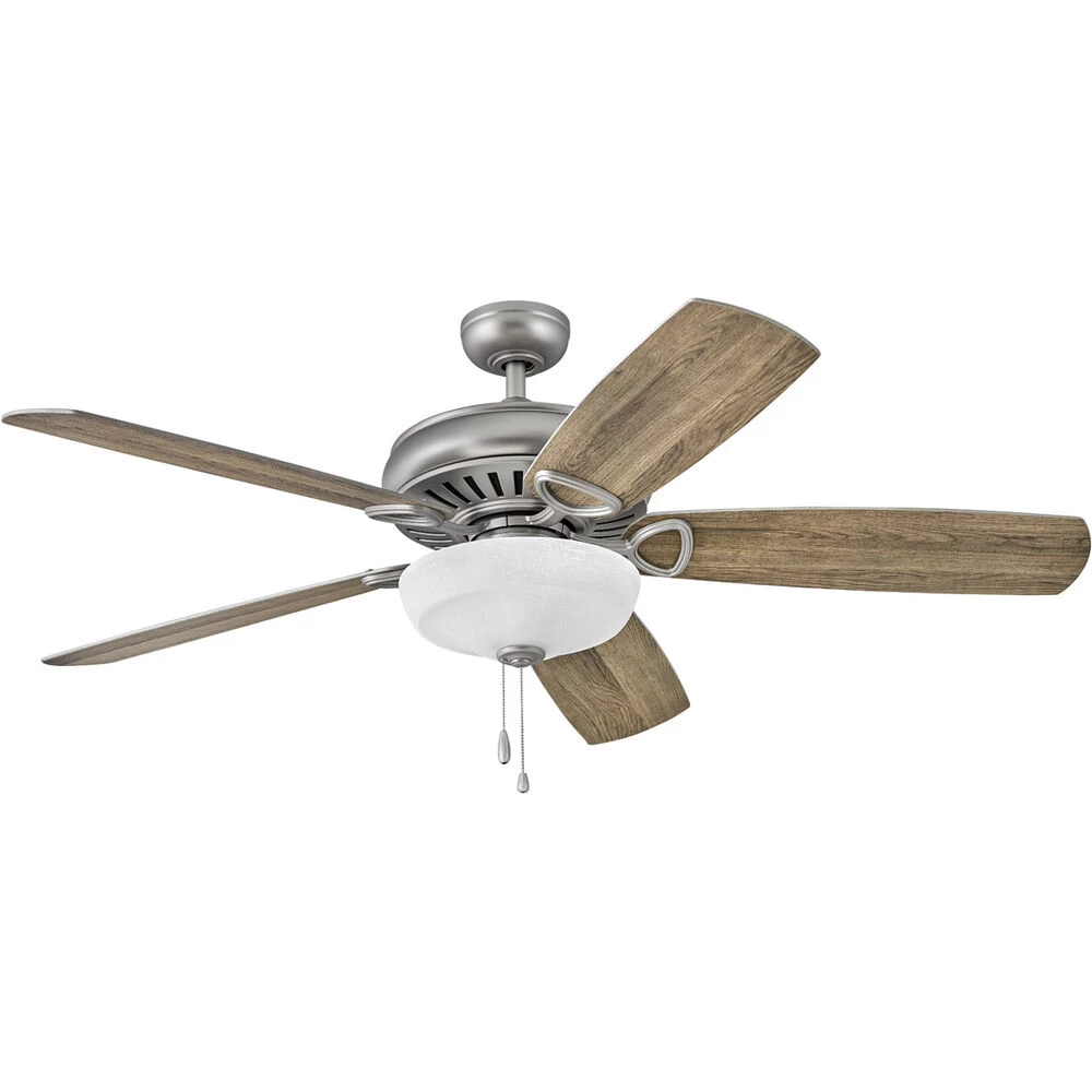 Gladiator Illuminated 60 Inch Satin Steel With Driftwood/Silver Blades Ceiling Fan 3 Gladiator Illuminated 60 Inch Satin Steel With Driftwood/Silver Blades Ceiling Fan - Image 3