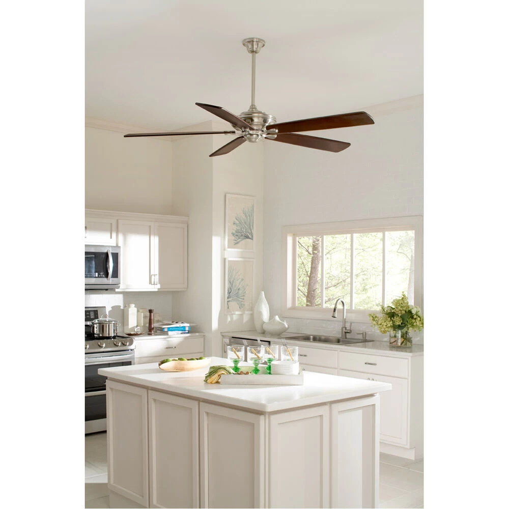 Distinction Brushed Nickel Ceiling Fan Motor, Blades Sold Separately, Motor Only 2 Distinction Brushed Nickel Ceiling Fan Motor, Blades Sold Separately, Motor Only - Image 2