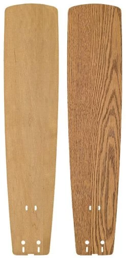Samuel Medium Oak And Maple 26 Inch Set Of 5 Fan Blades