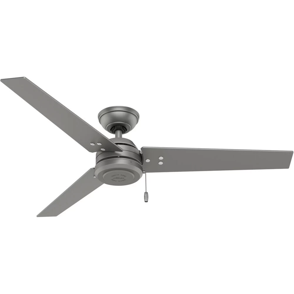 Cassius 52 Inch Matte Silver With Matte Silver/Black Willow Blades Outdoor Ceiling Fan 1 Cassius 52 Inch Matte Silver With Matte Silver/Black Willow Blades Outdoor Ceiling Fan