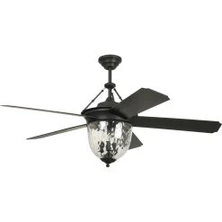 Cavalier 52 Inch Aged Bronze Brushed With Aged Bronze Blades Ceiling Fan