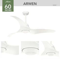 Arwen 60 Inch Porcelain White Outdoor Ceiling Fan -Electric Fan Promotion Store cbdnbolqdxptb3p5yoa6