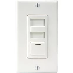 Signature White Fan Slide Control