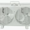 Comfort Zone 9 Inch Portable Twin Window Fan