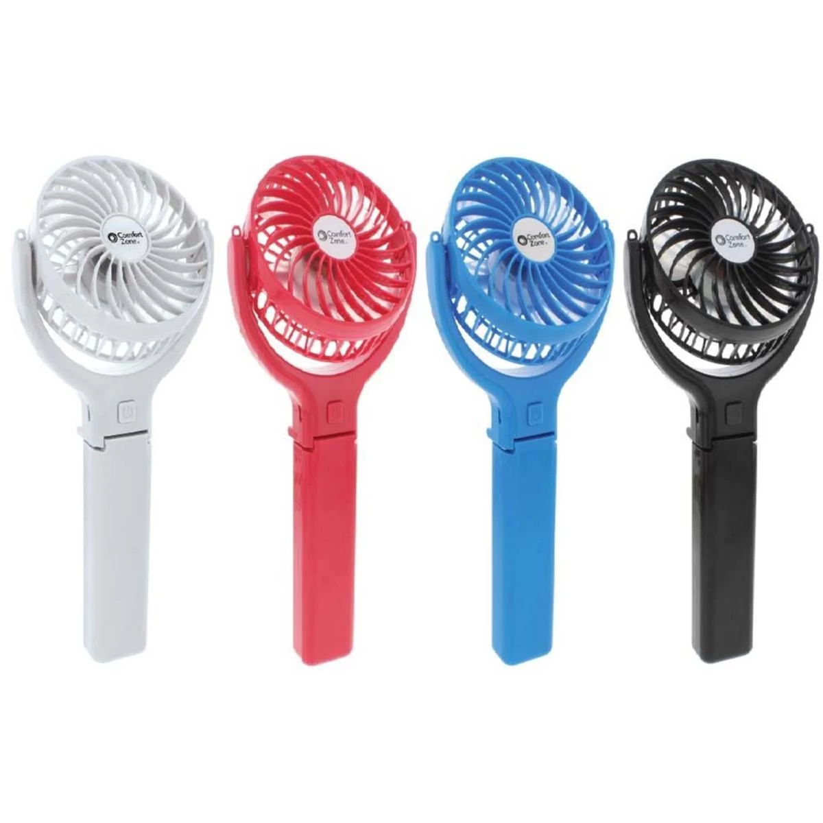 Comfort Zone Battery/USB Handheld Personal And Portable Fan - Assorted 1 Comfort Zone Battery/USB Handheld Personal And Portable Fan - Assorted