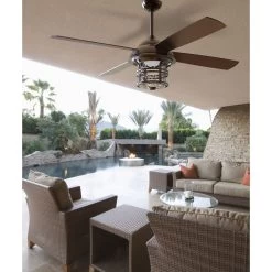 Courtyard 56 Inch Oiled Bronze Indoor/Outdoor Ceiling Fan 6 Courtyard 56 Inch Oiled Bronze Indoor/Outdoor Ceiling Fan -Electric Fan Promotion Store courtyard cyd56ob4 outdoor