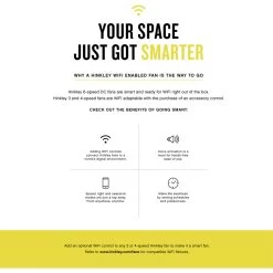 WiFi Control Chet Black Fan Smarthome Control Kit -Electric Fan Promotion Store cwt905236 alt2