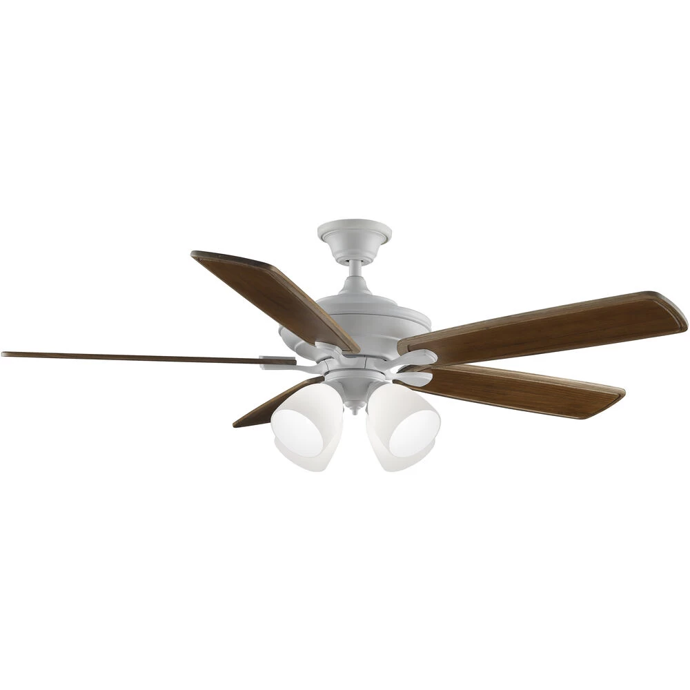 Distinction Matte White Ceiling Fan Motor, Blades Sold Separately, Motor Only 6 Distinction Matte White Ceiling Fan Motor, Blades Sold Separately, Motor Only - Image 6