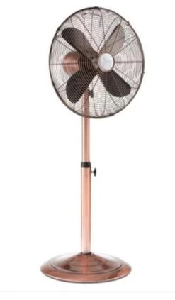 DecoBreeze Adjustable Height Floor Fan - Copper