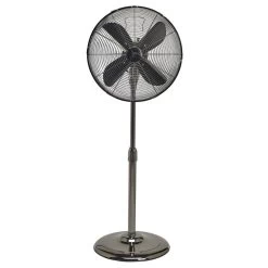 DecoBreeze Floor Fan Adjustable Height - Pearl Black