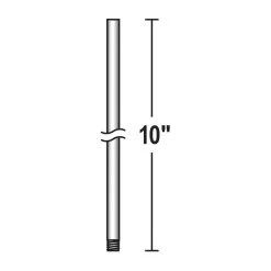 Matthews-Gerbar Bronzette Fan Down Rod In 10