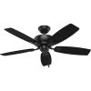 Sea Wind 48 Inch Matte Black Outdoor Ceiling Fan