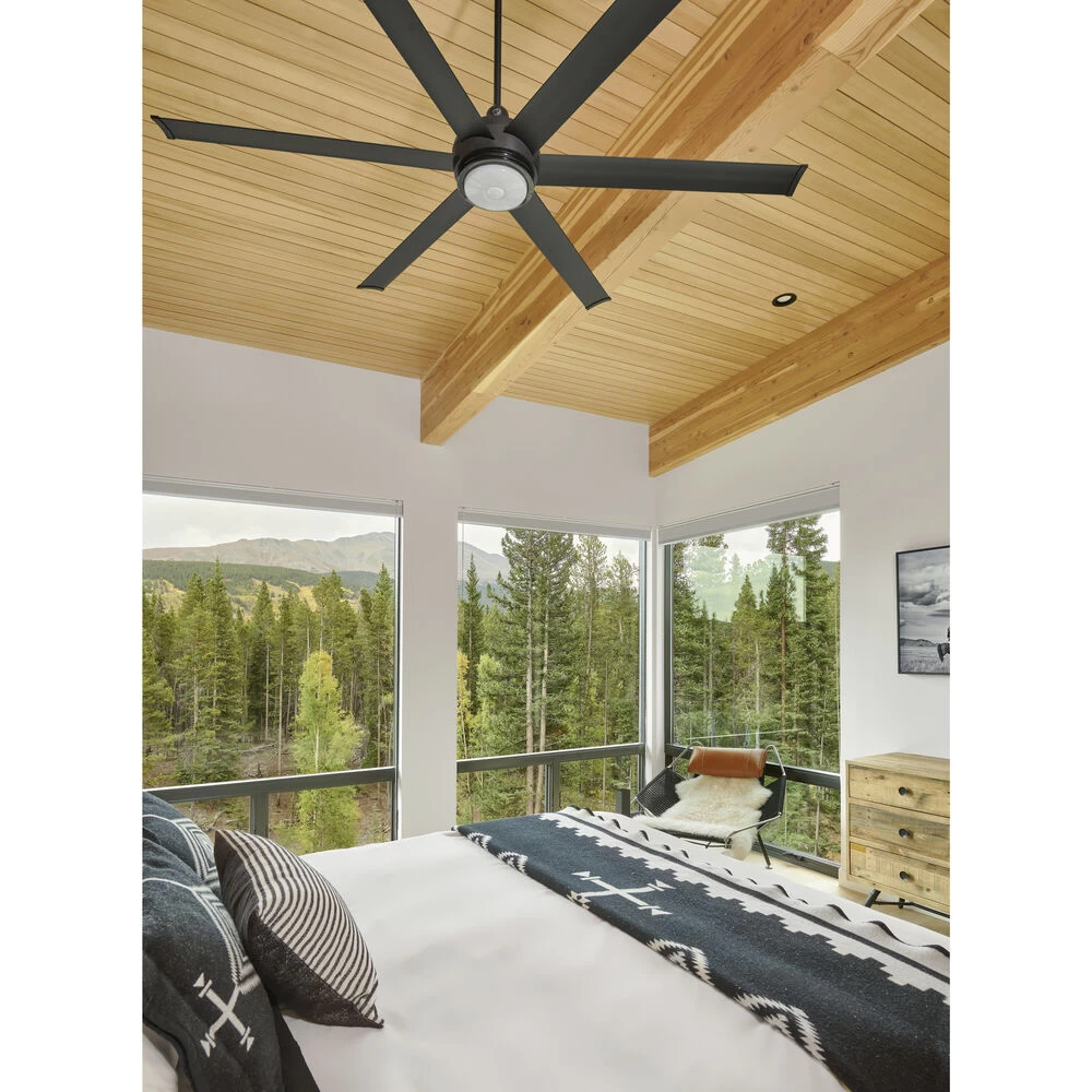 Es6 60 Inch Black Indoor/Outdoor Ceiling Fan 2 Es6 60 Inch Black Indoor/Outdoor Ceiling Fan - Image 2