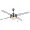 Cappleman 52 Inch Brushed Nickel Ceiling Fan