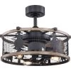 Kodiak 21 Inch Oil Rubbed Bronze And Burnished Teak With Anigre Blades Indoor/Outdoor Ceiling Fan
