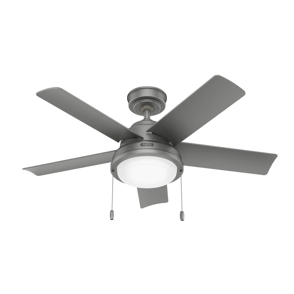Seawall 44 Inch Matte Silver Outdoor Ceiling Fan 1 Seawall 44 Inch Matte Silver Outdoor Ceiling Fan