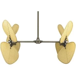 Palisade Pewter Ceiling Fan Motor, Blades Sold Separately, Motor Only -Electric Fan Promotion Store fp240pw pad1c 1