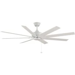 Levon Ac 63 Inch Matte White Indoor/Outdoor Ceiling Fan