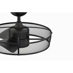 Henry 20 Inch Black Indoor/Outdoor Ceiling Fan -Electric Fan Promotion Store fp8519bl top