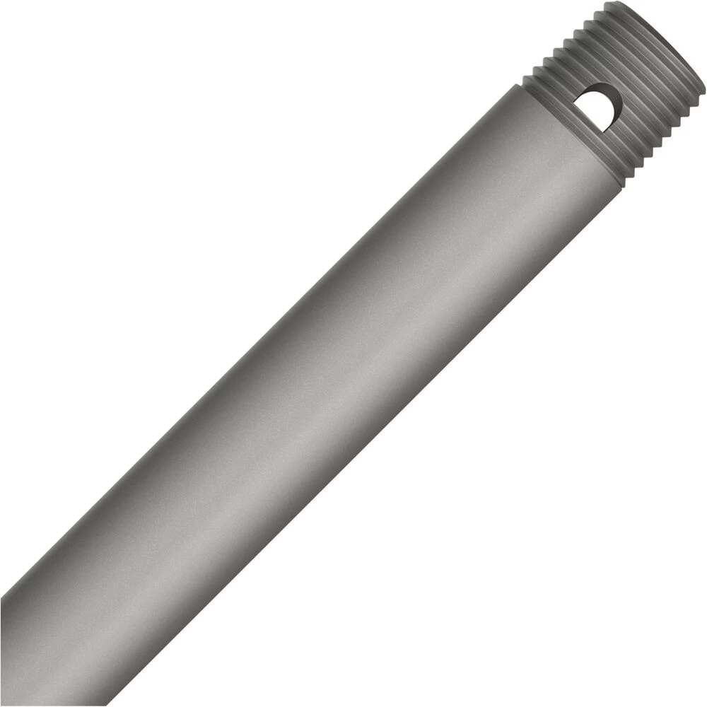 Fan Accessory Matte Silver Fan Downrod, 12" 2 Fan Accessory Matte Silver Fan Downrod, 12" - Image 2