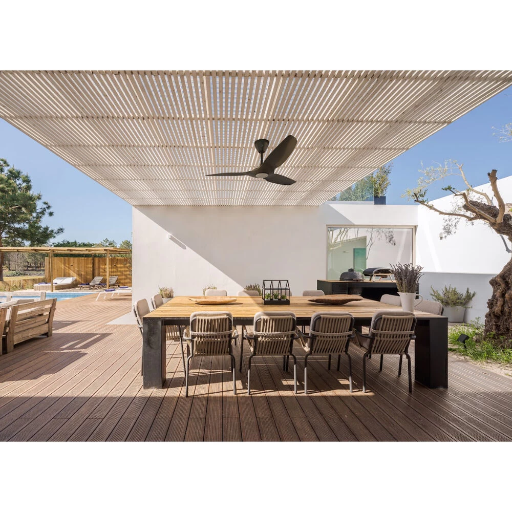 Haiku L 52 Inch Black With Glossy White Blades Outdoor Ceiling Fan 3 Haiku L 52 Inch Black With Glossy White Blades Outdoor Ceiling Fan - Image 3