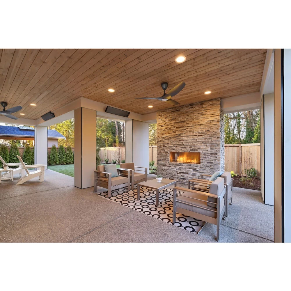 Haiku L 52 Inch Black With Glossy White Blades Outdoor Ceiling Fan 6 Haiku L 52 Inch Black With Glossy White Blades Outdoor Ceiling Fan - Image 6