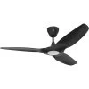 Haiku L 52 Inch Black With Glossy White Blades Outdoor Ceiling Fan