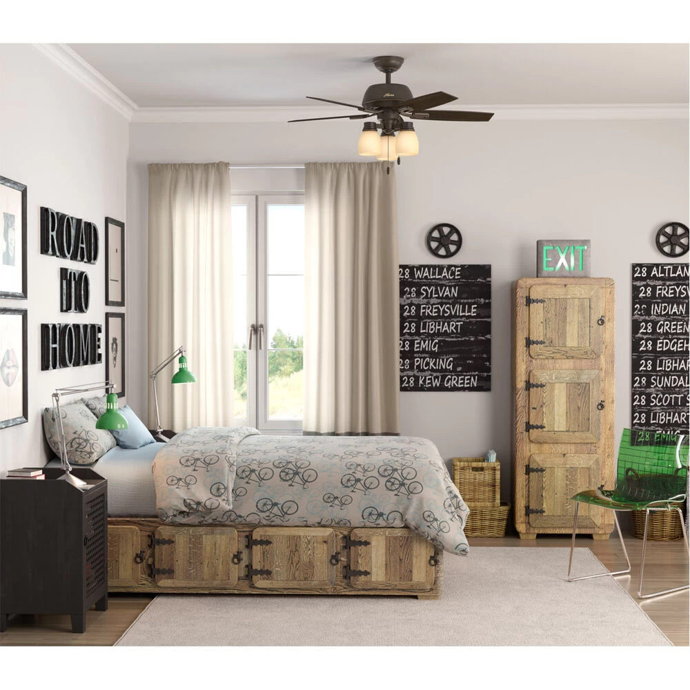 Donegan 44 Inch Onyx Bengal With Dark Walnut/Barnwood Blades Ceiling Fan 3 Donegan 44 Inch Onyx Bengal With Dark Walnut/Barnwood Blades Ceiling Fan - Image 3